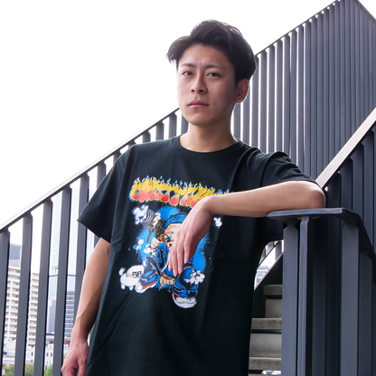 GRAFFITI DESIGN TEE black